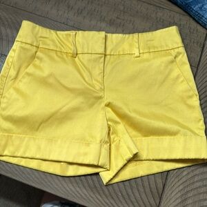 NWOT yellow NY company shorts